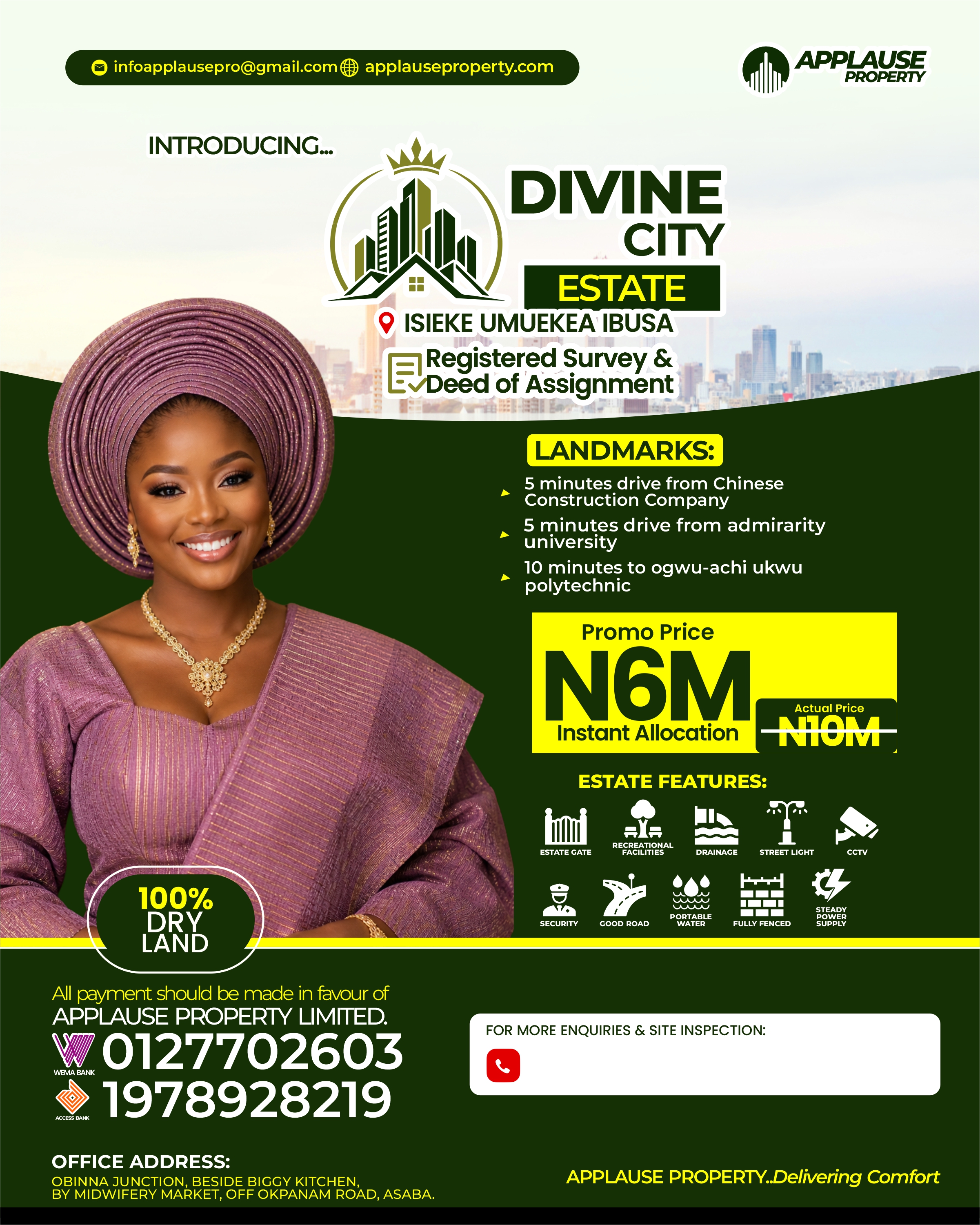 Divine City Estate Flyer